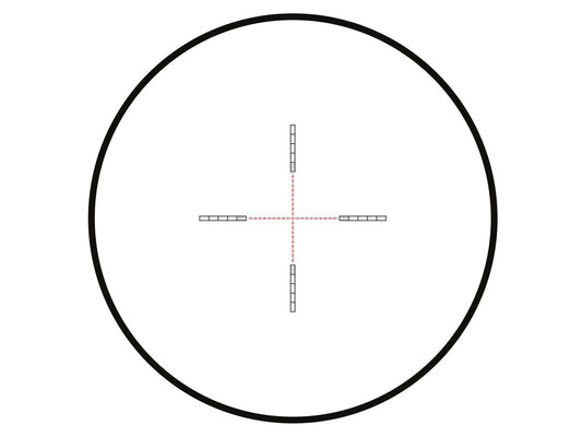 Hawke Vantage 30 WA FFP Riflescope 6-24x50 IR SF, 1/2 Mil Dot FFP Reticle, 1/10 MRAD, 30mm Tube