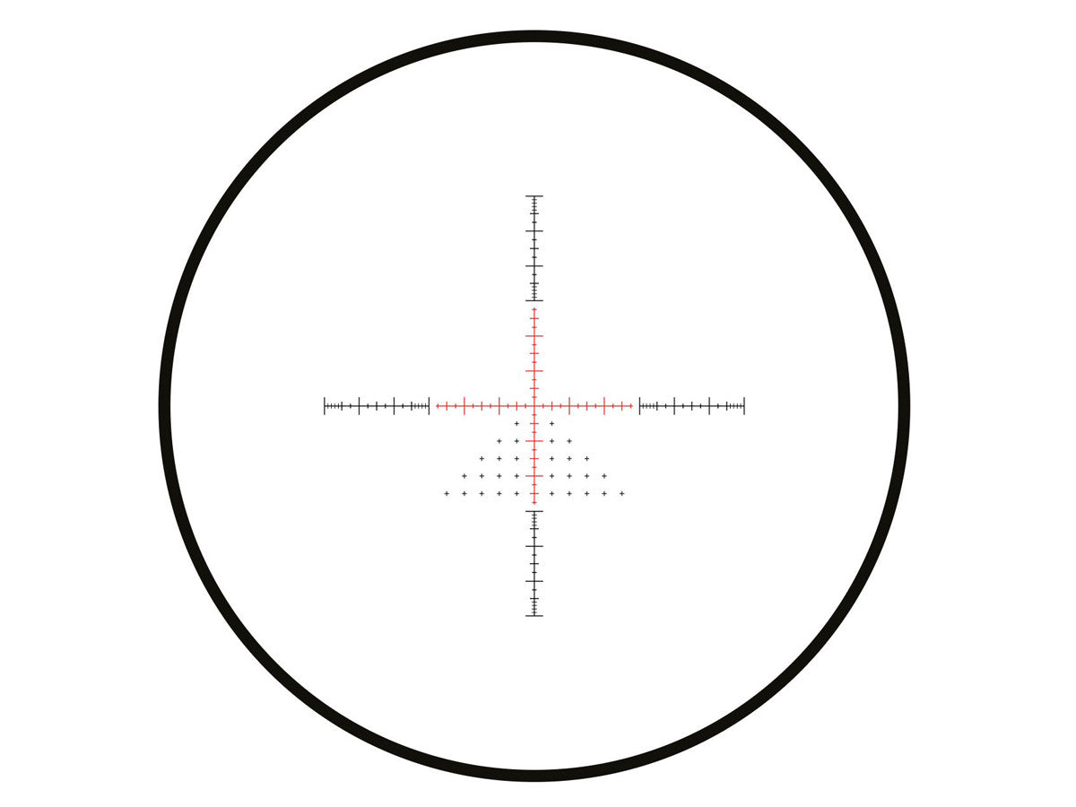 Hawke Sidewinder 30 FFP 6-24x56, Illuminated Half Mil Reticle, 30mm Tube
