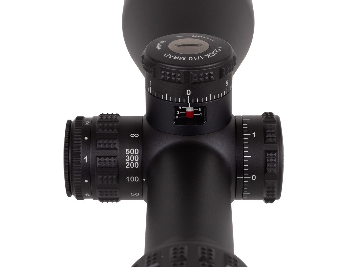 Hawke Sidewinder 30 FFP 6-24x56, Illuminated Half Mil Reticle, 30mm Tube