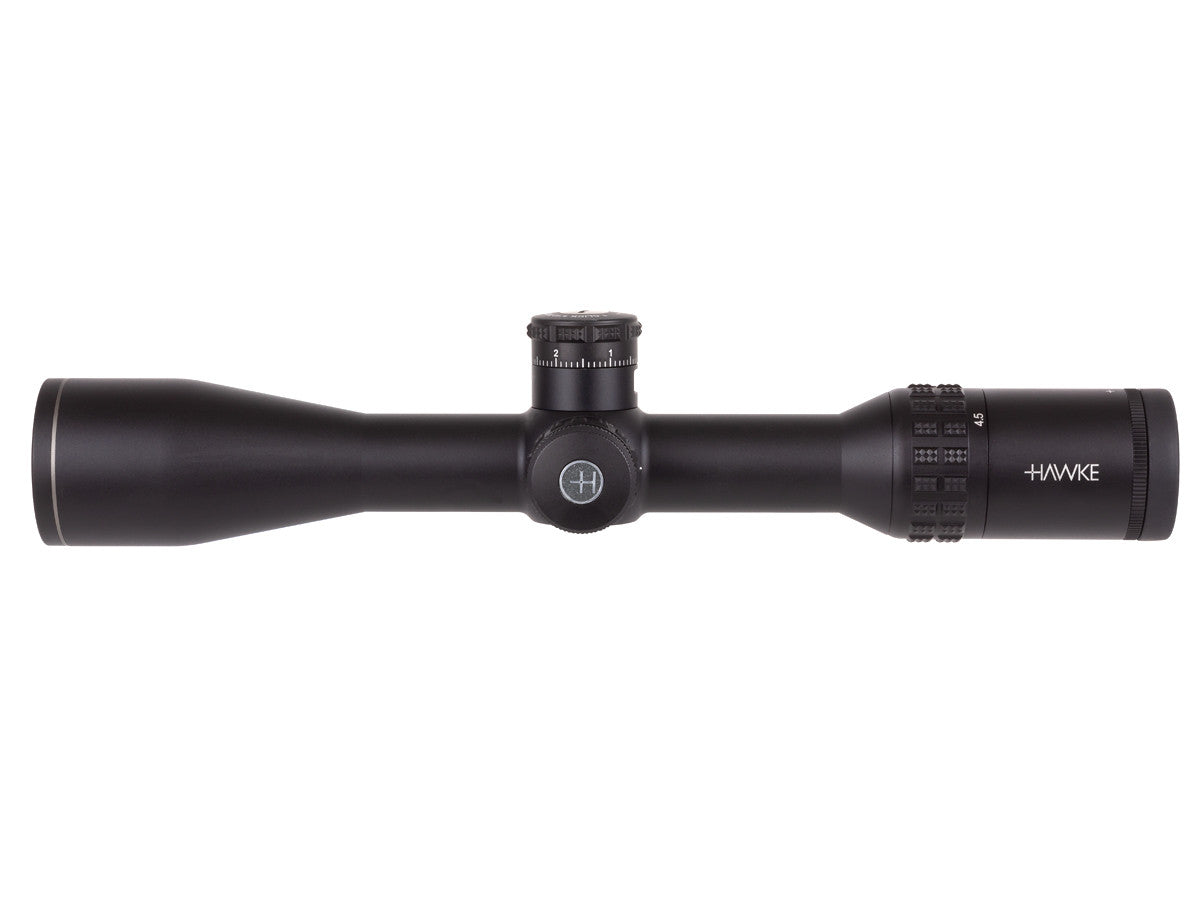 Hawke Sidewinder 30 SF 4.5-14x44, 10x Half Mil IR Reticle, 30mm Tube