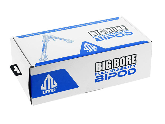 UTG Big Bore Full Stability Bipod, 9"-14" Center Height