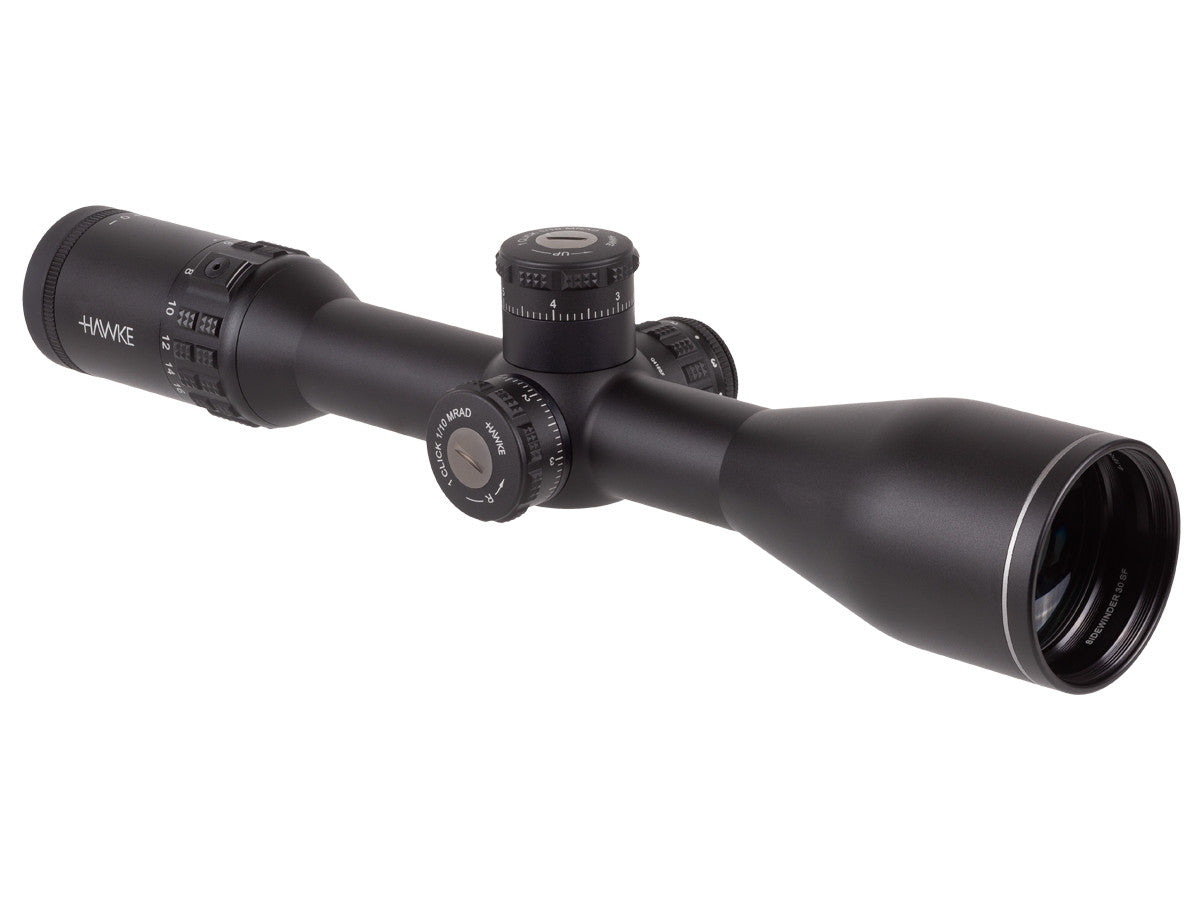 Hawke Sidewinder 30 SF 4-16x50, 10x Half Mil IR Reticle, 30mm Tube