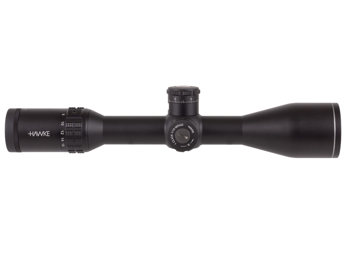 Hawke Sidewinder 30 SF 4-16x50, 10x Half Mil IR Reticle, 30mm Tube