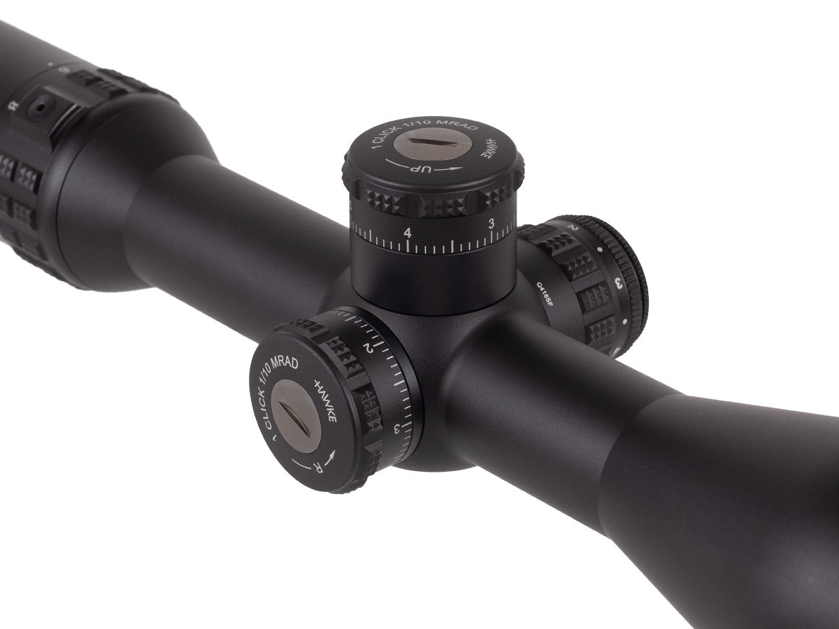 Hawke Sidewinder 30 SF 4-16x50, 10x Half Mil IR Reticle, 30mm Tube