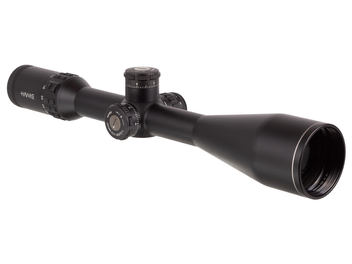 Hawke Sidewinder 30 SF 8-32x56, 20x Half Mil IR Reticle, 30mm Tube