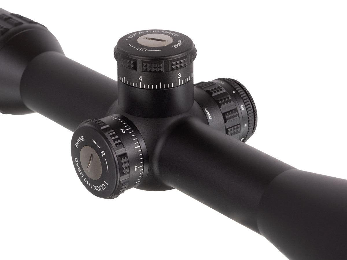 Hawke Sidewinder 30 SF 8-32x56, 20x Half Mil IR Reticle, 30mm Tube