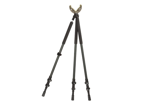 Allen Company Axial Shooting Stick Tri/Bi/Monopod, 61&quot;, Olive