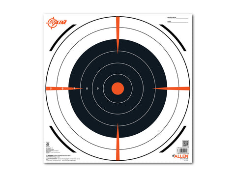 Allen Company EZ Aim Bullseye Target, 12&quot;x12&quot;, 13-pack