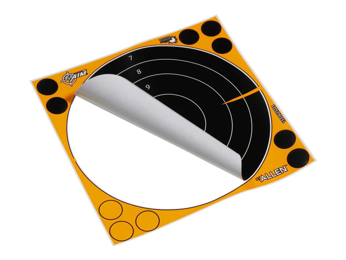 Allen Company EZ Aim Splash Bullseye Target, 8"x8", 30-pack