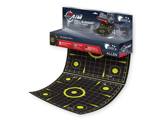 Allen Company EZ Aim Splash Sight-In Grid Target Roll, 12"x12", 8ct