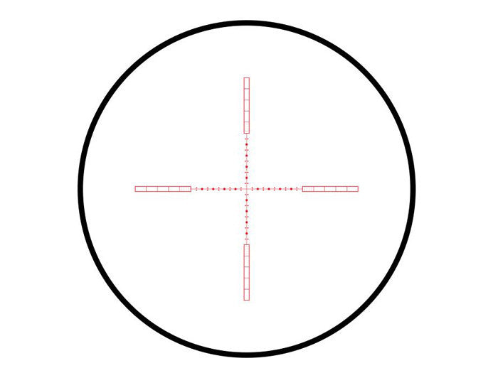 Hawke 6-24x50 WA Vantage Riflescope IR SF 10x1/2 Mil Dot, 1/10 MRAD, 30mm Tube