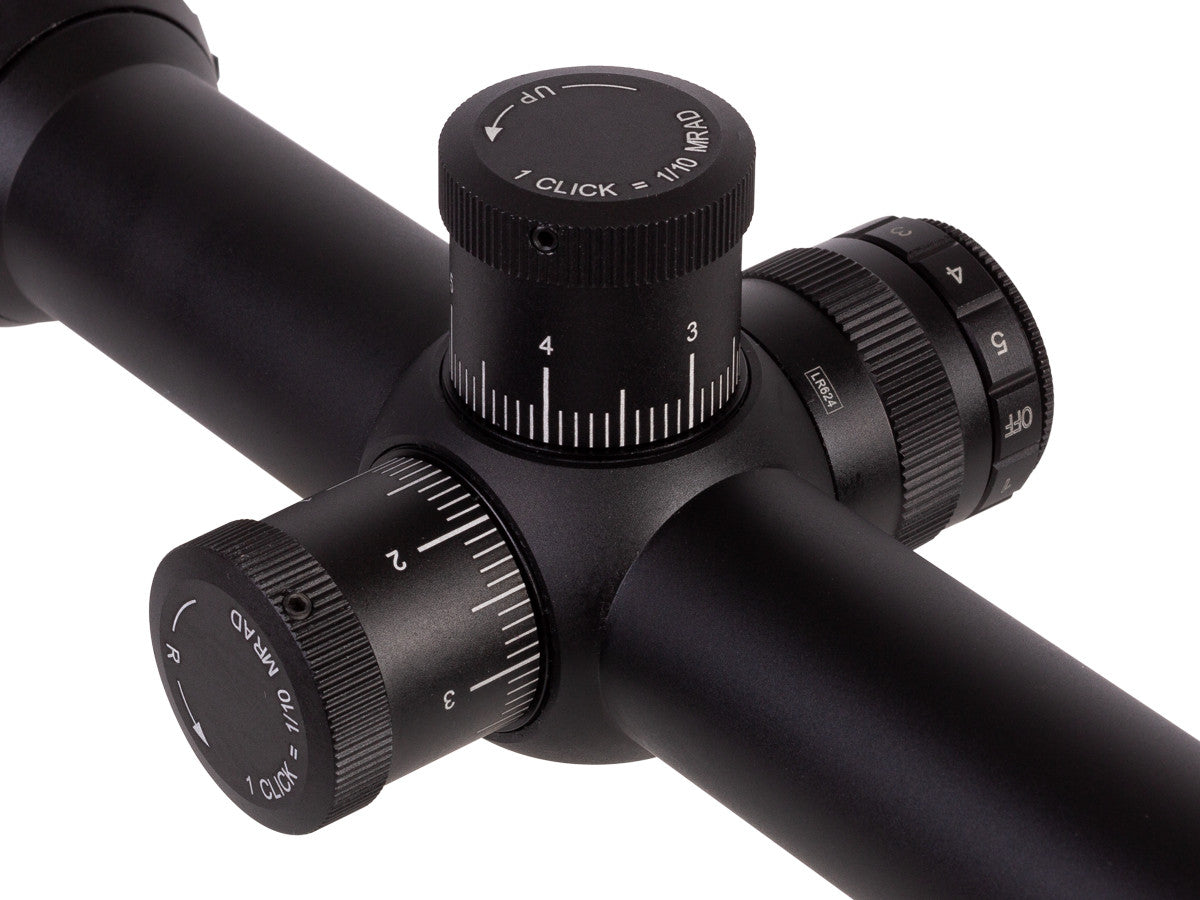Hawke 6-24x50 WA Vantage Riflescope IR SF 10x1/2 Mil Dot, 1/10 MRAD, 30mm Tube