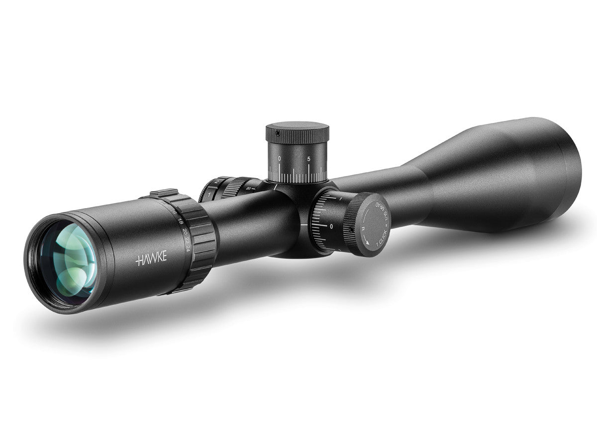 Hawke 6-24x50 WA Vantage Riflescope IR SF 10x1/2 Mil Dot, 1/10 MRAD, 30mm Tube