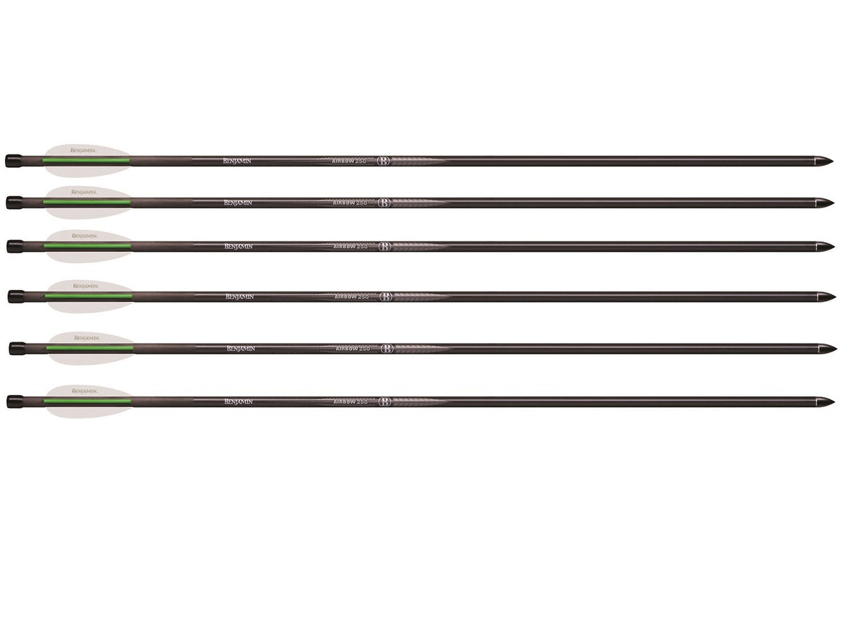 Benjamin 26" Pioneer Airbow Arrows, 6 pack - Caliber &nbsp;