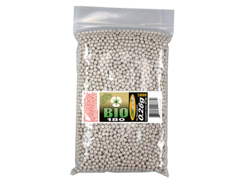 TSD Tactical Precision 180-BIO 6mm Airsoft BBs, 0.26g, 5000 rds, White - Caliber 6mm