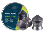 H&N Silver Point .25 Cal, 24.38 Grains, Pointed, 150ct - Caliber 0.25