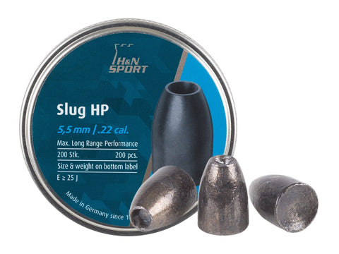 H&N Slug HP, .217 Cal., 25 Grains, Hollowpoint, 200ct - Caliber 0.22