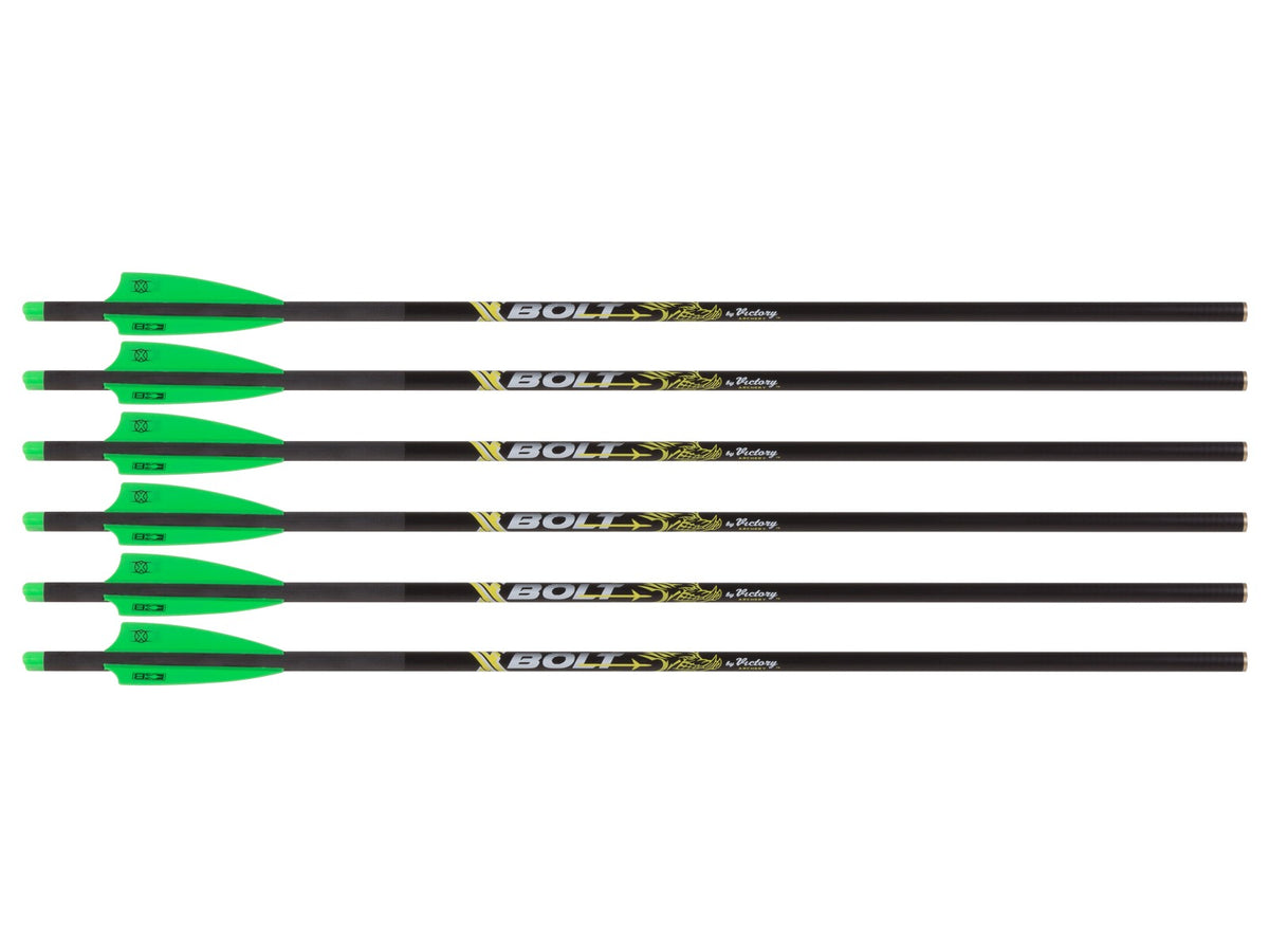 Victory Archery X Bolt 20" Crossbow Bolts, 6 pack