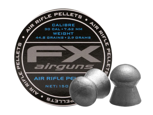 FX Air Rifle Pellets .30 Cal, 44.8 Grains, Domed, 150ct. - Caliber 0.3