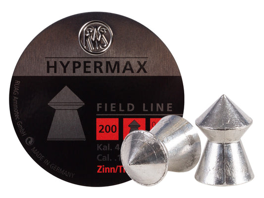 RWS HyperMAX .177 Caliber, 5.2 Grains, Pointed, 200 ct - Caliber 0.177