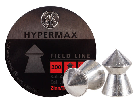 RWS HyperMAX .177 Caliber, 5.2 Grains, Pointed, 200 ct - Caliber 0.177