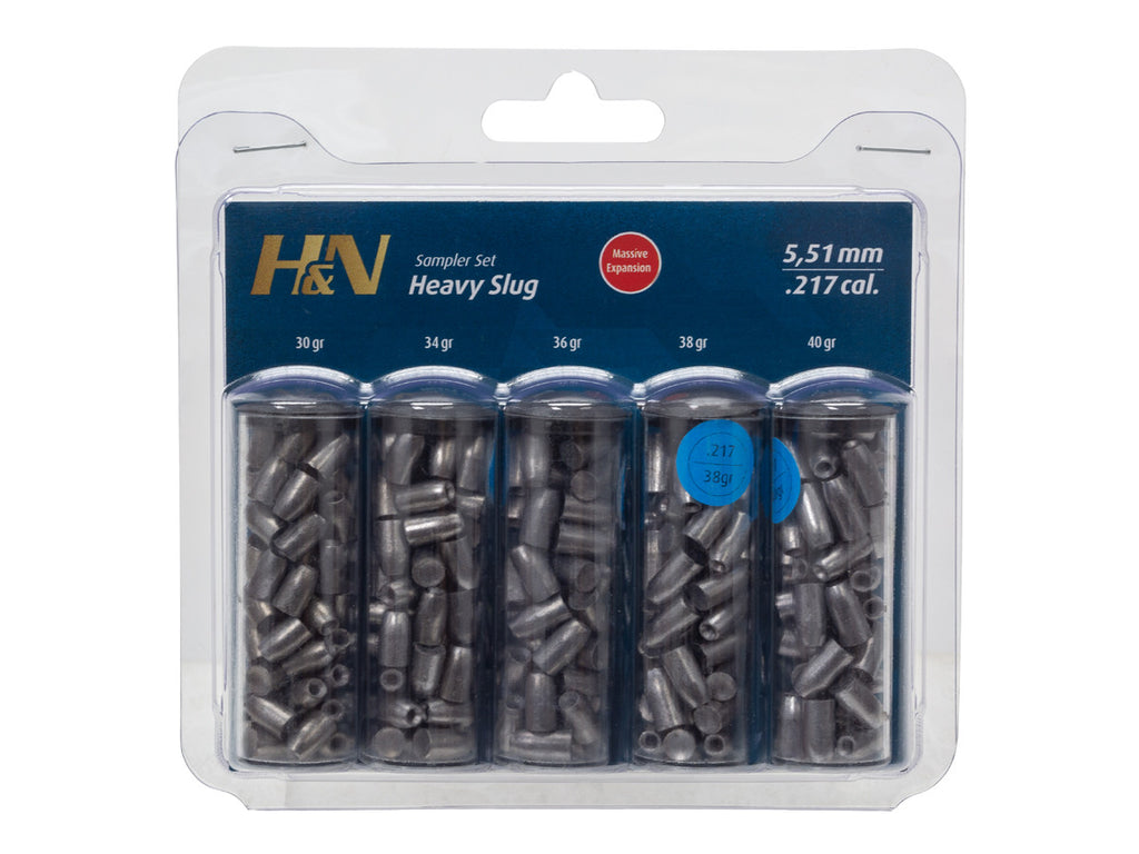 H&N Slug HP Hollow Point Airgun Pellets – .22 Caliber (5.5mm), 200 Count, Made In Germany