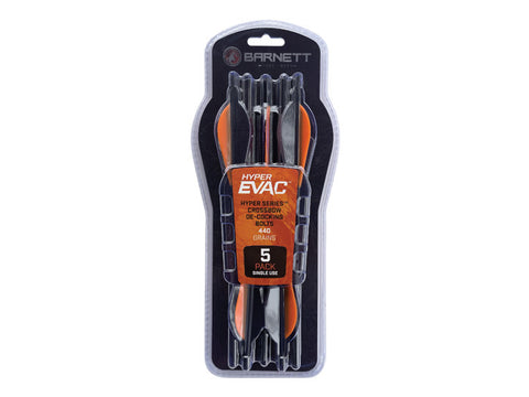 Barnett Hyper Evac Decelerating Arrow, 5 Pack