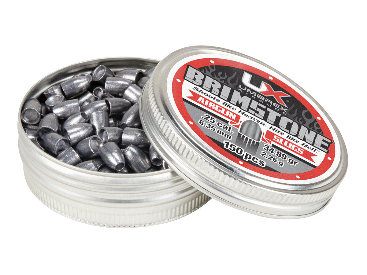 Umarex Brimstone Slug, .25 Cal, 34.89 Grains, Hollowpoint, 150 ct - Caliber 0.25