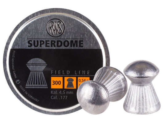 RWS Superdome .177 Cal, 8.3 Grains, Domed, 300ct - Caliber 0.177
