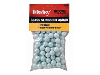 Daisy 1/2" High Visibility Glass Slingshot, 75ct - Caliber &nbsp;