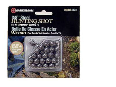 Marksman 3/8" Steel Shot, 75ct - Caliber 0.375