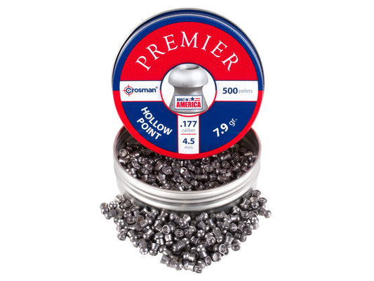 Crosman Premier .177 Cal, 7.9 Grains, Hollowpoint, 500ct - Caliber 0.177