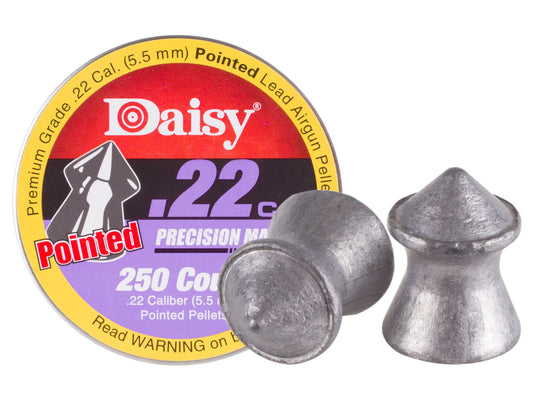 Daisy Precision Max  .22 Cal, 14.0 Grains, Pointed, 250ct - Caliber 0.22