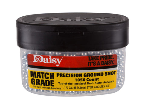 Daisy Match Grade Avanti Precision Ground Shot .177 Cal, 5.1 Grains, Steel BBs, 1050ct - Caliber 0.177