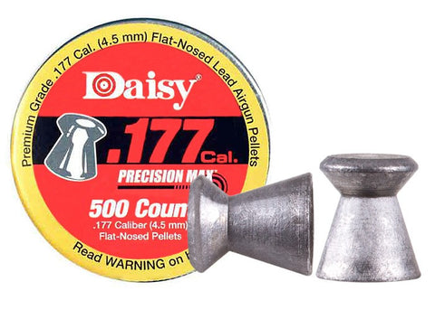 Daisy Precision Max .177 Cal, 7.8 Grains, Wadcutter, 500ct - Caliber 0.177