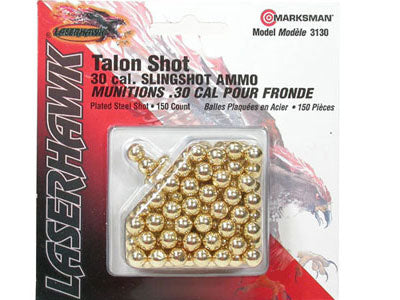Marksman Laserhawk 3/8" Cal, Talon Steel Shot, Plated, 150ct - Caliber 0.375