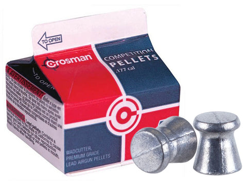 Crosman Competition .177 Cal, 7.4 Grains, Wadcutter, 1250ct - Caliber 0.177