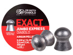 JSB Diablo Exact Jumbo Express .22 Cal, 14.3 Grains, Domed, 250ct - Caliber 0.22