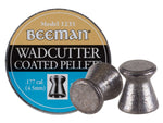 Beeman .177 Cal, 7.7 Grains, Wadcutter, Coated, 500ct - Caliber 0.177