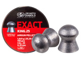 JSB Match Diabolo Exact King .25 Cal, 25.4 Grains, Domed, 150ct - Caliber 0.25