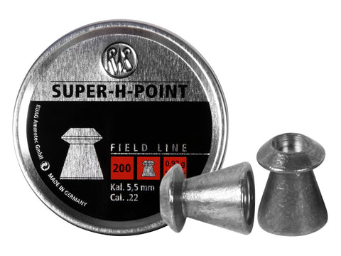 RWS Super-H-Point .22 Cal, 14.2 Grains, Hollowpoint, 200ct - Caliber 0.22