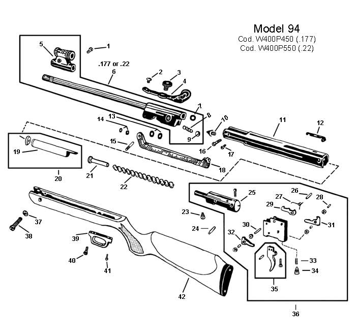 RWS Tube, Fits Model 94