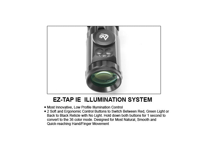 Leapers UTG 3-9x40AO True Hunter Rifle Scope, EZ-TAP, Illuminated Mil-Dot Reticle, 1/4 MOA, 1" Tube, High 3/8" Rings