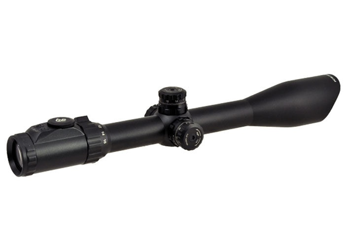 UTG 4-16x44 AO SWAT AccuShot Rifle Scope, EZ-TAP, Illuminated Mil-Dot Reticle, 1/4 MOA, 30mm Tube, See-Thru Weaver Rings