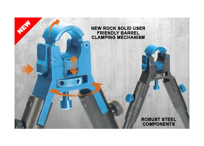 UTG New Generation Reinforced Clamp-on Bipod