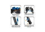 UTG Tactical OP Bipod, Pic/Swivel Mount, Panning, Folding/Telescoping Legs