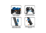 UTG Tactical OP Bipod, Pic/Swivel Mount, Panning, Folding/Telescoping Legs