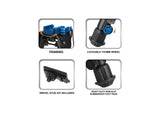 UTG Tactical OP Bipod, Pic/Swivel Mount, Panning, Folding/Telescoping Legs