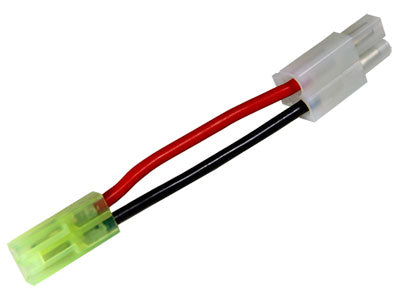 TSD Airsoft Battery Adapter, Large Male to Small Female
