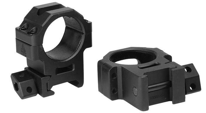 Leapers 3-12X44 AO SWAT Compact Accushot Rifle Scope, EZ-TAP, Illuminated Mil-Dot Reticle, 1/4 MOA, 30mm Tube, See-Thru Weaver Rings